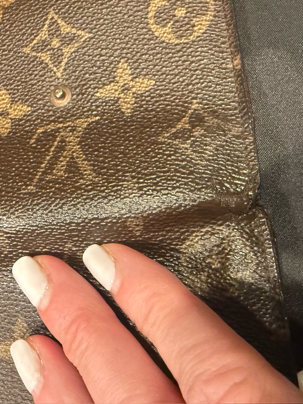 Authentic Louis Vuitton Monogram Compact Bifold Wallet Snap Closure + COA - Picture 12 of 16